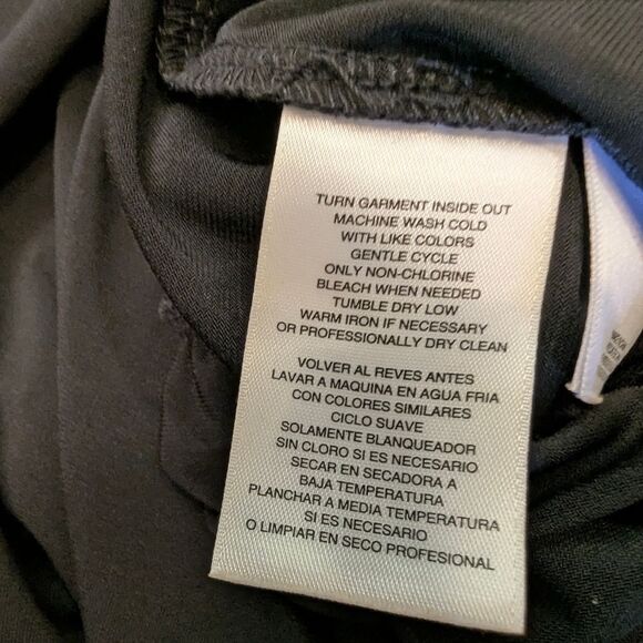 RACHEL Rachel Roy Pleated Black Jumpsuit Faux Wrap Witchy Plus Size 1X Pockets - Picture 7 of 10